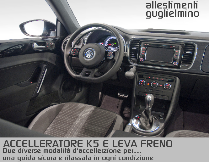 Acceleratore al volante per disabili