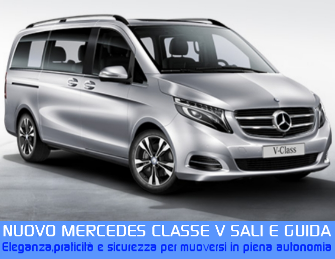 Mercedes Classe V sali e guida 